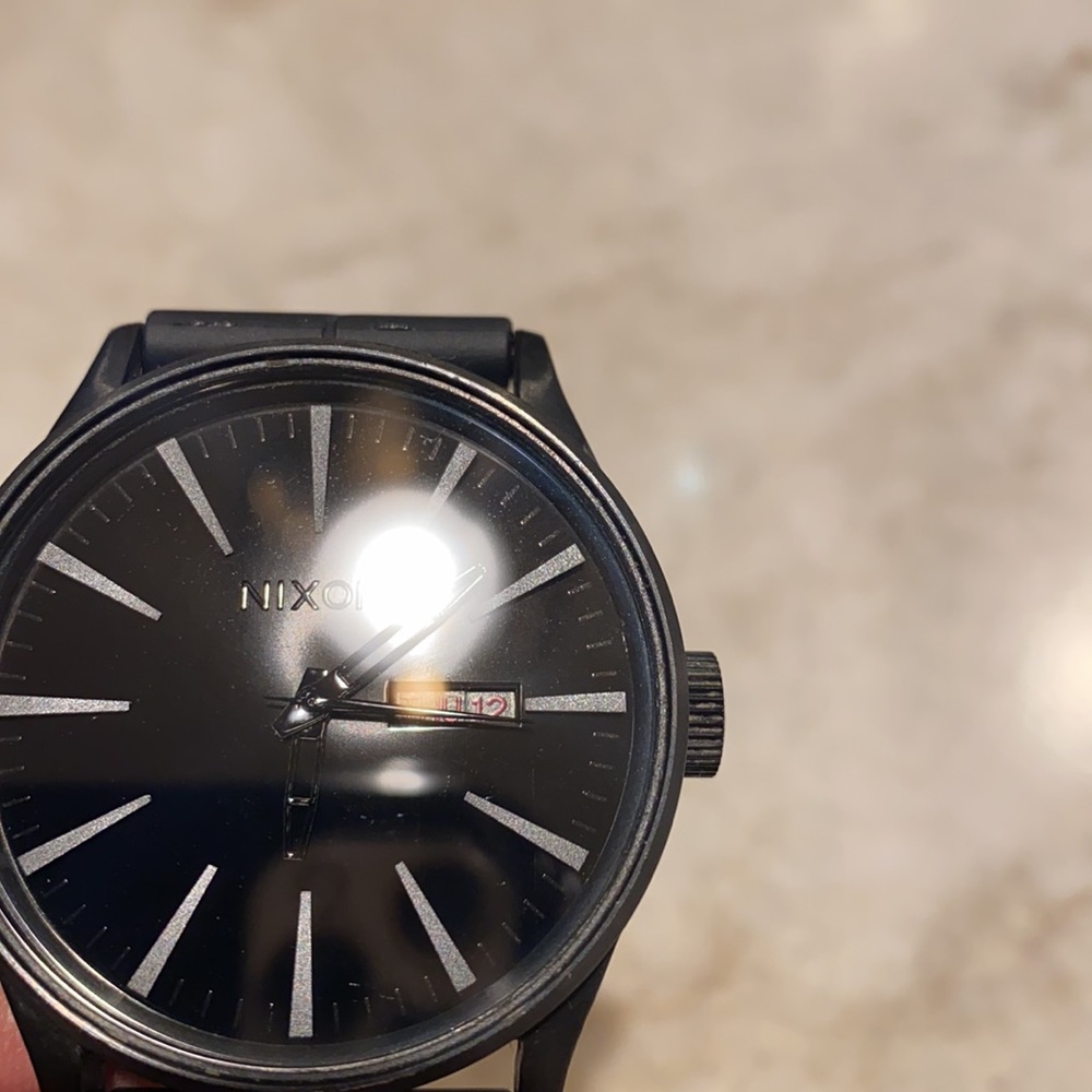 Nixon black watch